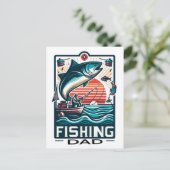 魚釣りポスター、カード シーズンポストカード (スタンド正面)