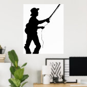 魚釣りポスター ポスター (ホームオフィス)