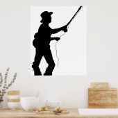 魚釣りポスター ポスター (キッチン)