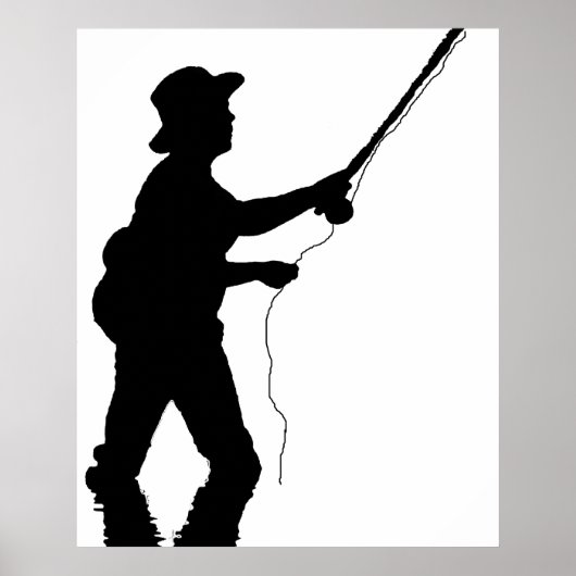 魚釣りポスター ポスター (正面)