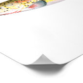 魚釣りポスター – Rocky Mountain Trout Fish ポスター (角)