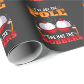 魚釣りポールおもしろいボバーアダルトユーモアフィッシャー ラッピングペーパー (ロールコーナー)