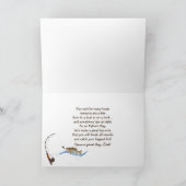 魚釣りポールファーザーズデイカード カード (内部)