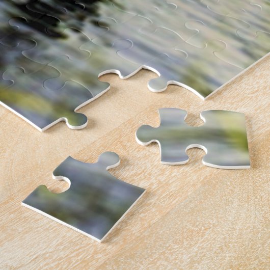 魚釣りマウンテンレイクフィッシャーマン ジグソーパズル (側面)