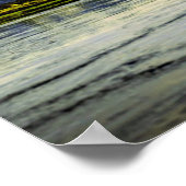 魚釣りマウンテンレイクフィッシャーマン ポスター (角)