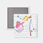 魚釣りマグネット！ マグネット (正面/裏面)