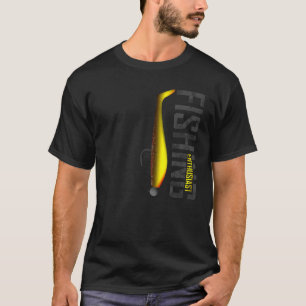 魚釣りマニアストフィッシャーマンコーディネートWalleye Musky Tシャツ