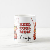 魚釣りママフィッシュ引用文 コーヒーマグカップ (中央)