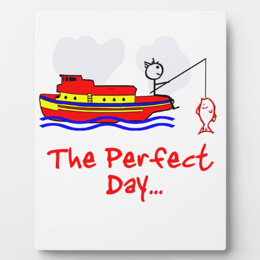 魚釣りマンボート フォトプラーク (正面)