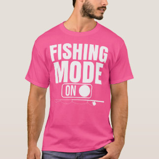 魚釣りモードオンクール魚釣り(Anglers) Tシャツ