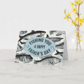 魚釣りユアハッピー·パターズ·デイ カード (黄色い花)