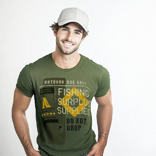 魚釣りユニークアングラー貨物グラフィックギフトギア Tシャツ