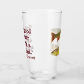 魚釣りユーモアのある用ピントガラス タンブラーグラス (左)