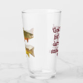 魚釣りユーモアのある用ピントガラス タンブラーグラス (右)