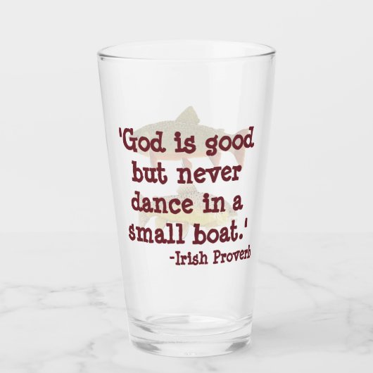 魚釣りユーモアのある用ピントガラス タンブラーグラス (正面)