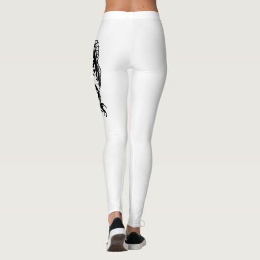 魚釣りヨガパンツ2 レギンス (裏面)