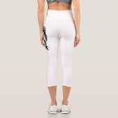 魚釣りヨガパンツ カプリレギンス (裏面)