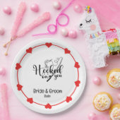 魚釣りラバーズフックオンユー結婚ズ ペーパープレート (パーティー)