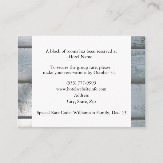 魚釣りラバーズホテルアコモデーションエンクロージャカード エンクロージャーカード (正面)