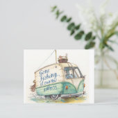 魚釣りラバームービングハウス ポストカード (スタンド正面)