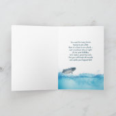 魚釣りリールとレインボー カード (内部)