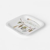 魚釣りリールのベビーシャワー物干し ペーパープレート (傾斜あり)