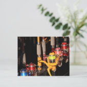 魚釣りリール ポストカード (スタンド正面)