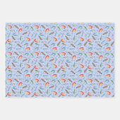 魚釣りルアオンライトブルー ラッピングペーパーシート (正面3)