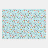 魚釣りルアーズオンセレステーブルー ラッピングペーパーシート (正面)