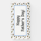 魚釣りルアーパターン 横断幕 (縦)