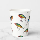 魚釣りルアーパターン 紙コップ (裏面)