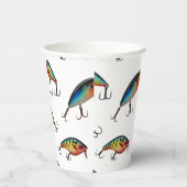 魚釣りルアーパターン 紙コップ (右)