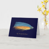 魚釣りルアー空白のグリーティングカード カード (黄色い花)