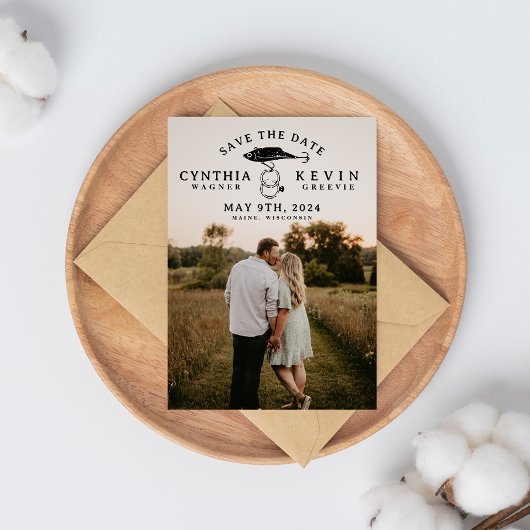 魚釣りルアー結婚フックのリングや輪日付の保存 セーブザデート