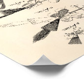 魚釣りルアー1929パテントアートオールドピーパー ポスター (角)