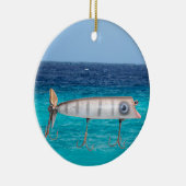 魚釣りルアー「もう一つの良い魚釣り年」 セラミックオーナメント (右)