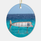魚釣りルアー「もう一つの良い魚釣り年」 セラミックオーナメント (左)