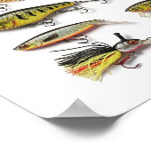 魚釣りルース収集 ポスター (角)