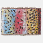 魚釣りレインボーマス スローブランケット (正面)