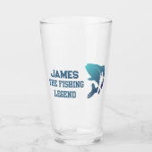 魚釣りレジェンドカスタム タンブラーグラス (正面)