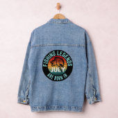 魚釣りレジェン生まれズは7月 デニムジャケット (ハンガー)