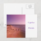 魚釣りレッスン ポストカード (正面/裏面)