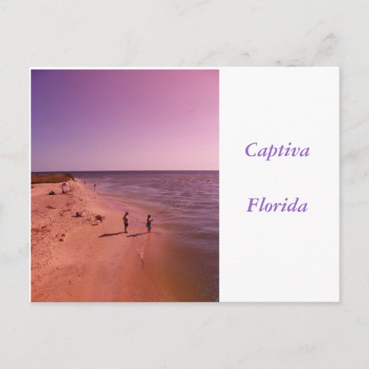 魚釣りレッスン ポストカード (正面)