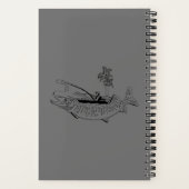 魚釣りログ帳魚釣り日記漁師ノート ノートブック (裏面)