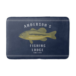魚釣りロッジインブルー、バスアンドファミリー バスマット