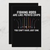 魚釣りロッドは持つことのできないポテトチップスのようなものである 招待状 (正面/裏面)