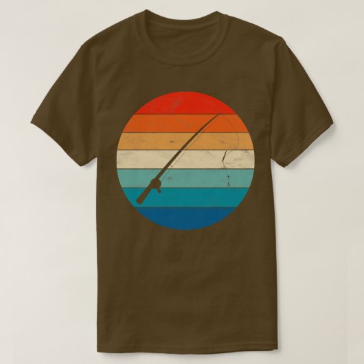 魚釣りロッドギフト Tシャツ (デザイン正面)