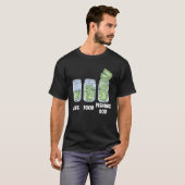 魚釣りロッドマネーバンク Tシャツ (正面フル)