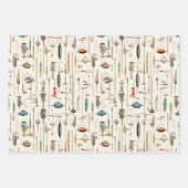 魚釣りロッドルズタックルスポーツ ラッピングペーパーシート (正面)