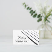 魚釣りロッド、フィッシャーマン、魚釣りタックルストア 名刺 (スタンド正面)